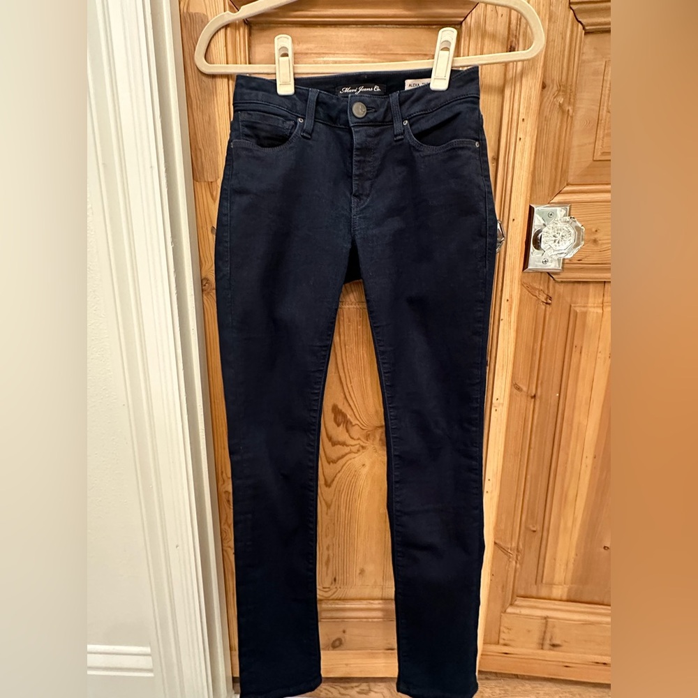 Mavi Women's Dark Blue Alexa mid-rise Skinny Jeans